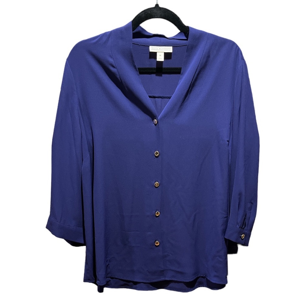 Dana Buchman Button Down Blouse Size XL
